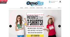 Desktop Screenshot of orthotees.com